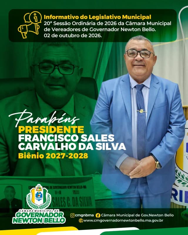 Indicações Aprovadas na 20ª Sessão Ordinária de 2026.