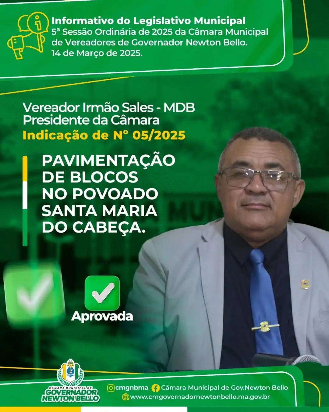 Proposições aprovadas na 5ª Sessão Ordinária de 2025